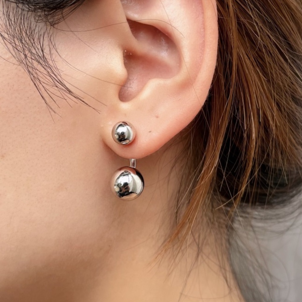 Tribales earrings in sterling silver